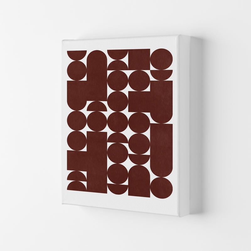 Stacked Abstract Art Print by Kookiepixel Canvas