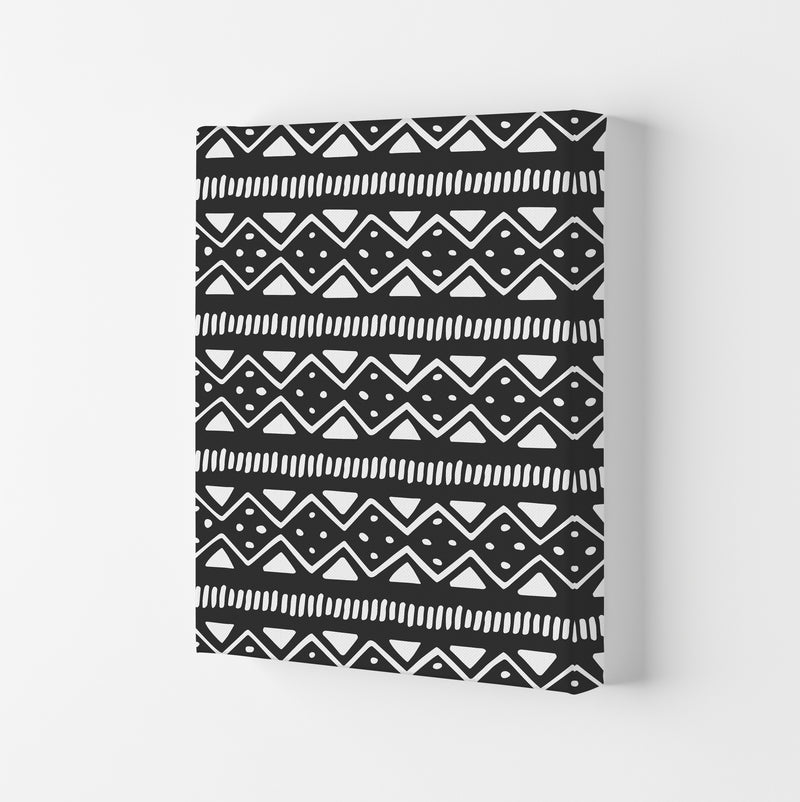 Tribal Pattern Abstract Art Print by Kookiepixel Canvas