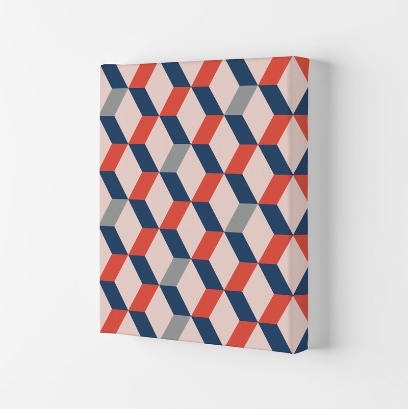 Retro Pattern No 1 Abstract Art Print by Kookiepixel Canvas