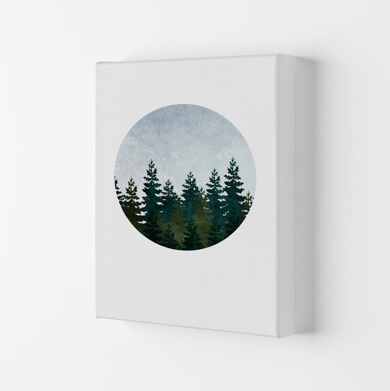 Evergreen Forest Art Print by Kookiepixel Canvas