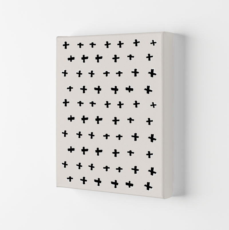 Plus Abstract Art Print by Kookiepixel Canvas