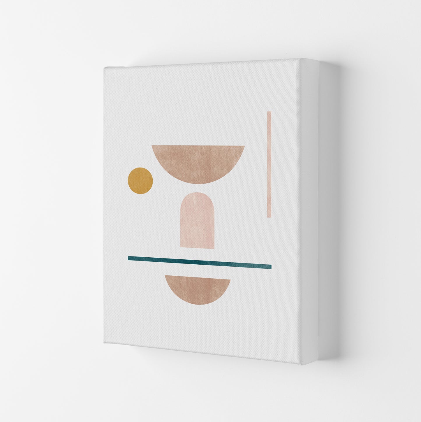 Abstract Geometric No 2 Art Print by Kookiepixel Canvas
