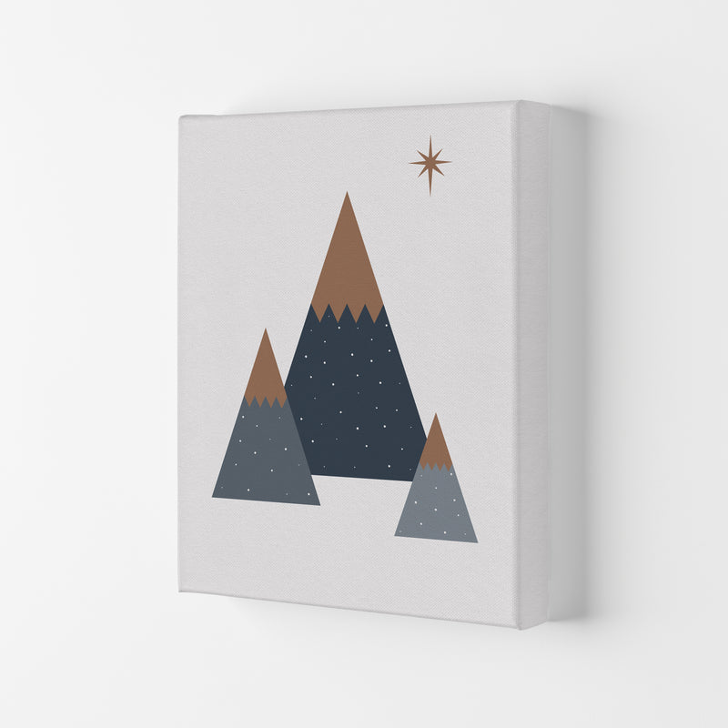 Geometric Trees Art Print by Kookiepixel Canvas