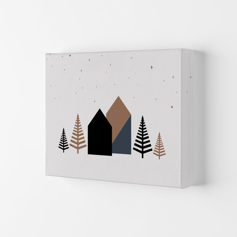 Starry night Landscape Art Print by Kookiepixel Canvas