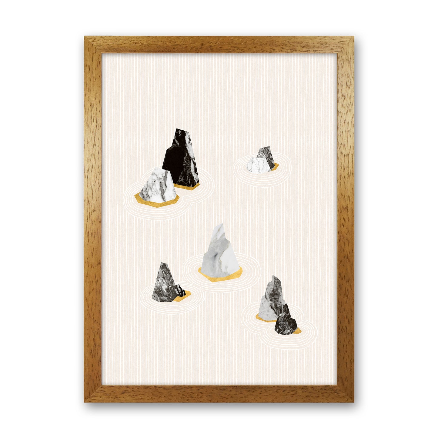 Rock Formation No 2 Art Print by Kookiepixel Oak Grain