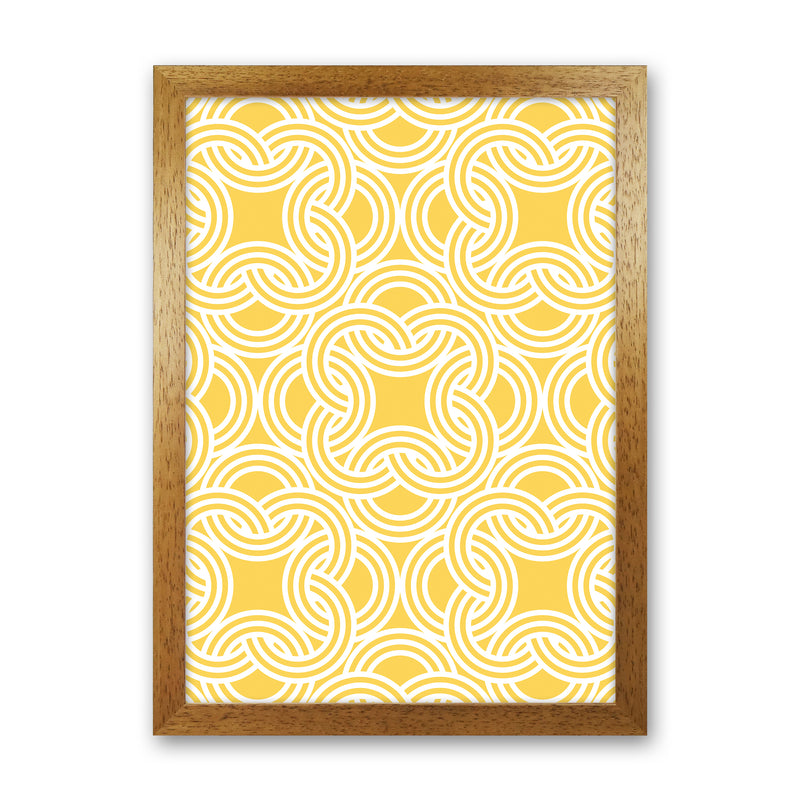 Oriental Print Abstract Art Print by Kookiepixel Oak Grain