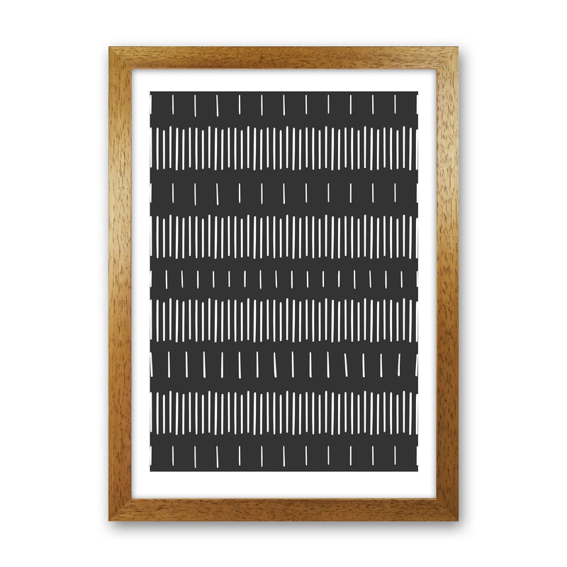 Lines No 1 Abstract Art Print by Kookiepixel Oak Grain