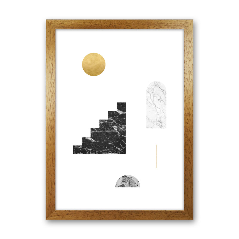 Geometric Shapes No 1  Art Print by Kookiepixel Oak Grain