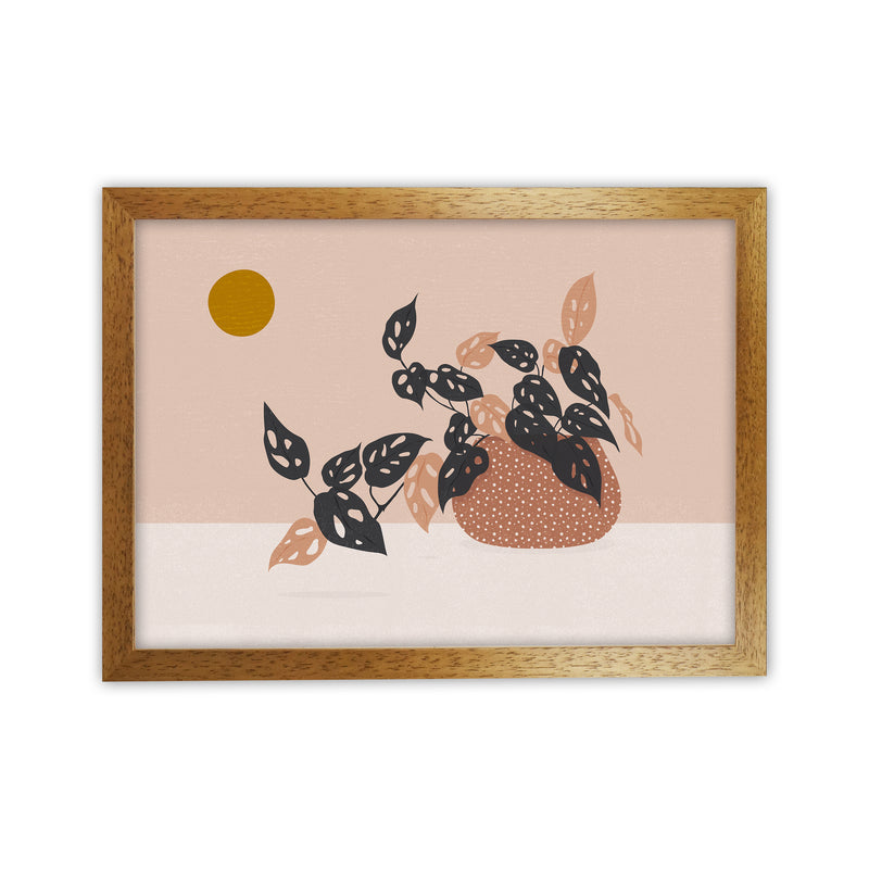 Monkey Mask Plant Botanical Art Print by Kookiepixel Oak Grain