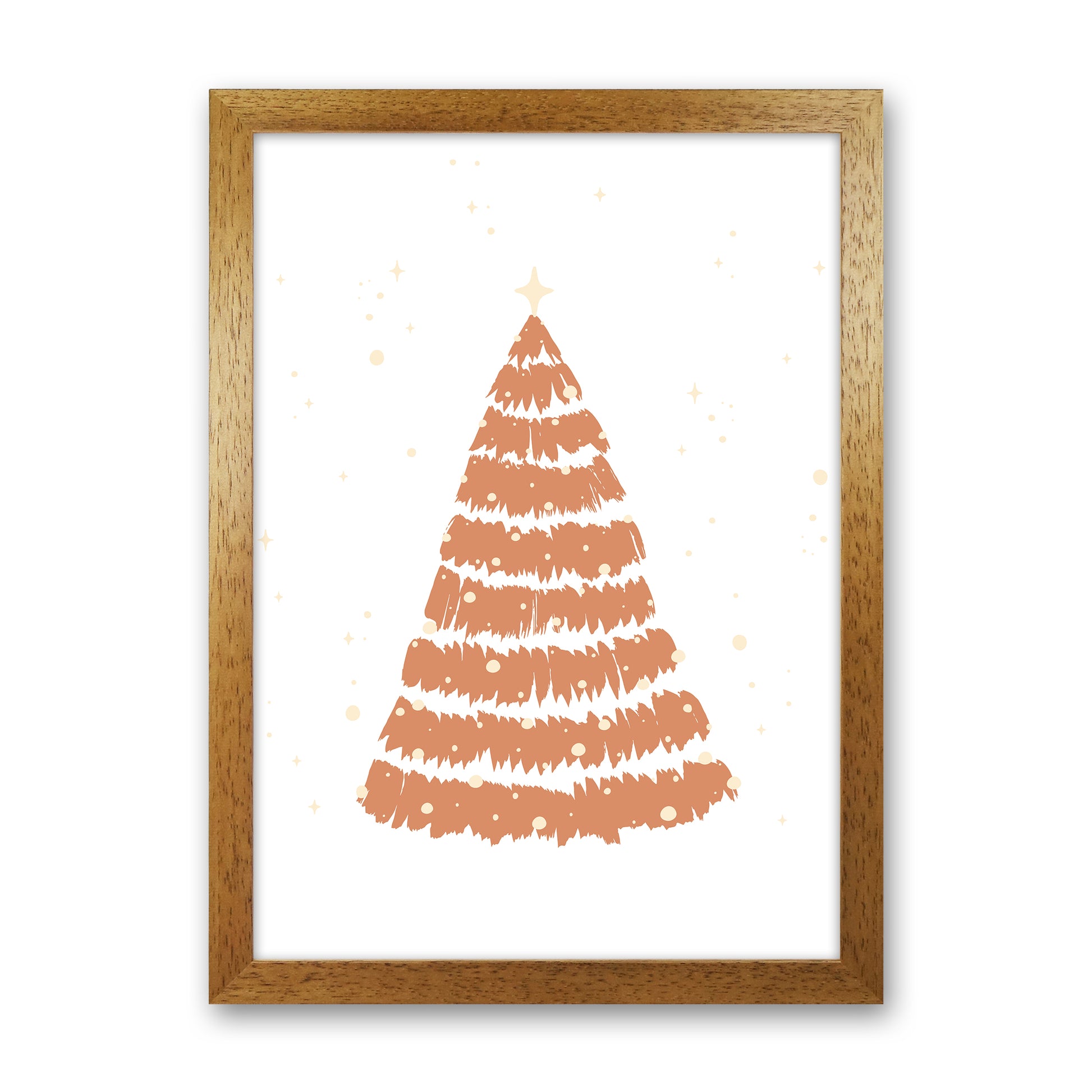 Winter wonderland Christmas Art Print by Kookiepixel Oak Grain