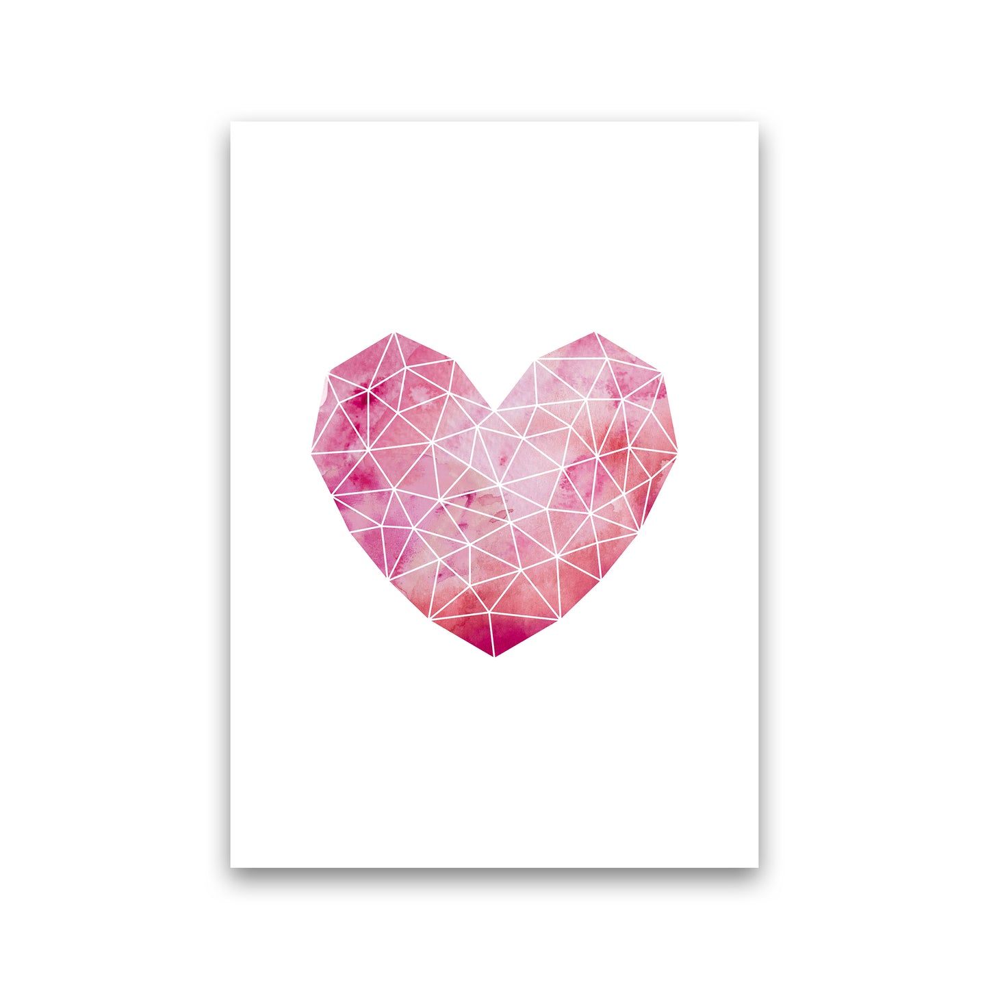 Wire Heart Art Print by Kookiepixel Print Only