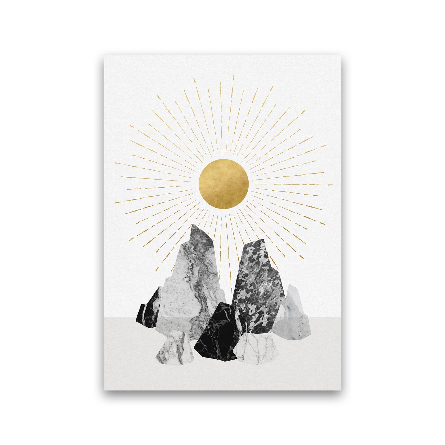 Rock Formation No 1 Art Print by Kookiepixel Print Only