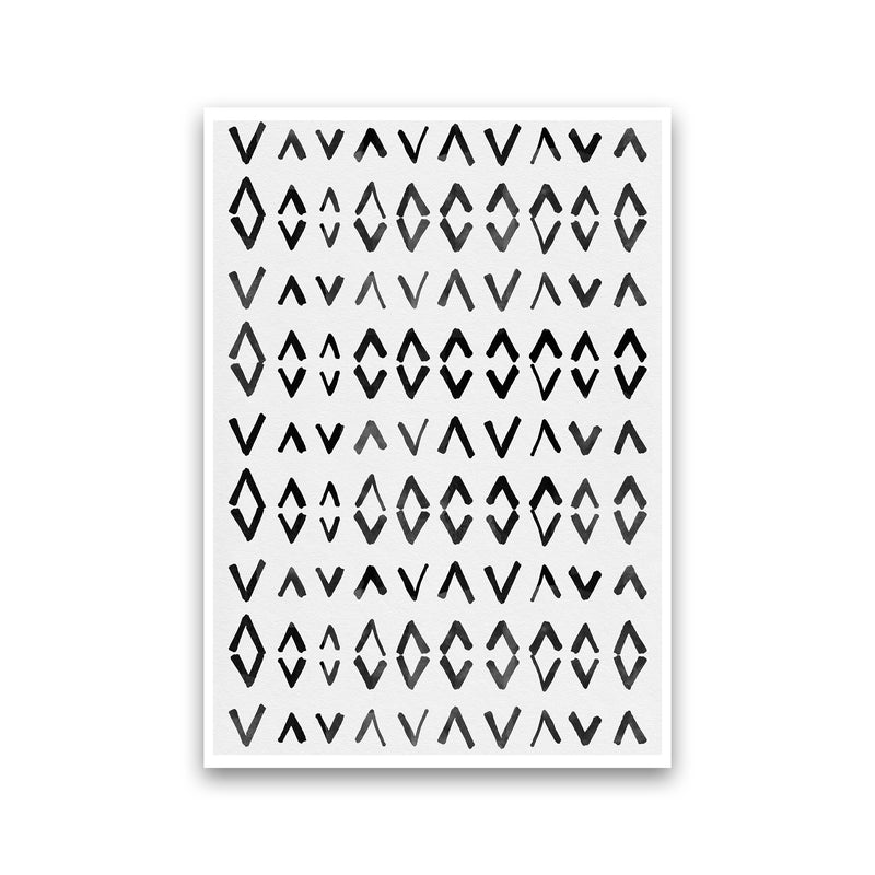Scandi Print No 2 Abstract Art Print by Kookiepixel Print Only