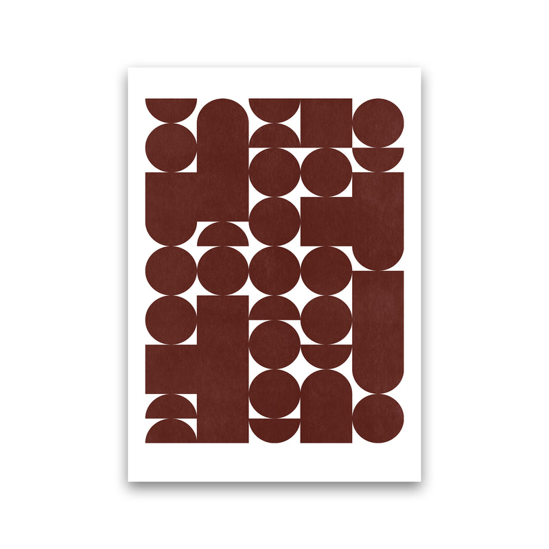 Stacked Abstract Art Print by Kookiepixel Print Only