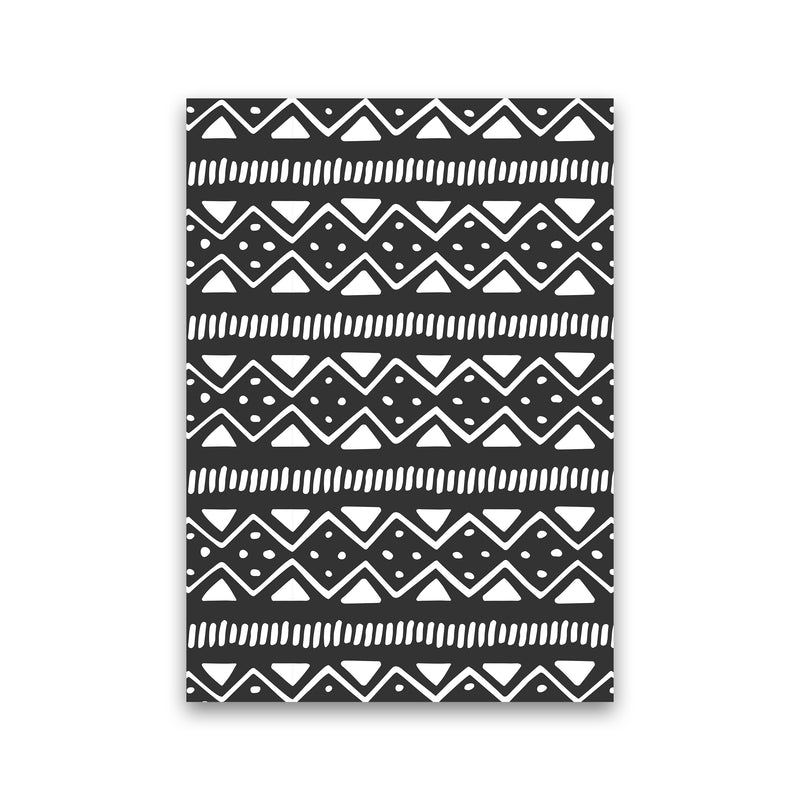 Tribal Pattern Abstract Art Print by Kookiepixel Print Only