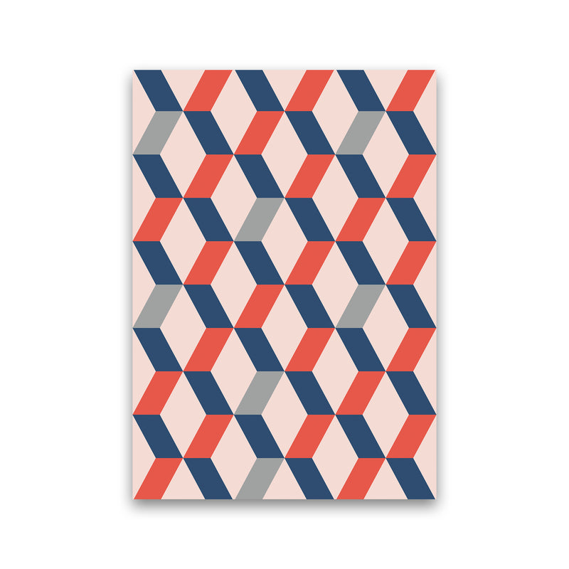 Retro Pattern No 1 Abstract Art Print by Kookiepixel Print Only