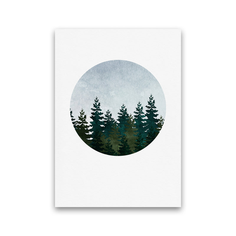 Evergreen Forest Art Print by Kookiepixel Print Only