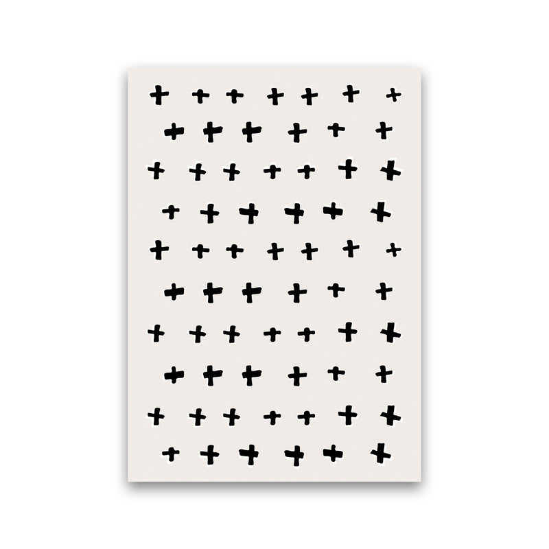 Plus Abstract Art Print by Kookiepixel Print Only