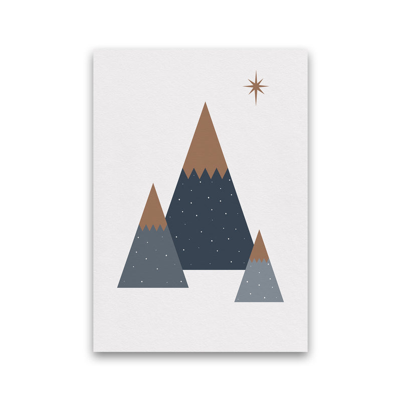 Geometric Trees Art Print by Kookiepixel Print Only