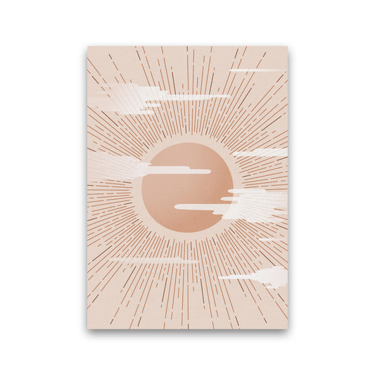 The Sun Landscape Art Print by Kookiepixel Print Only