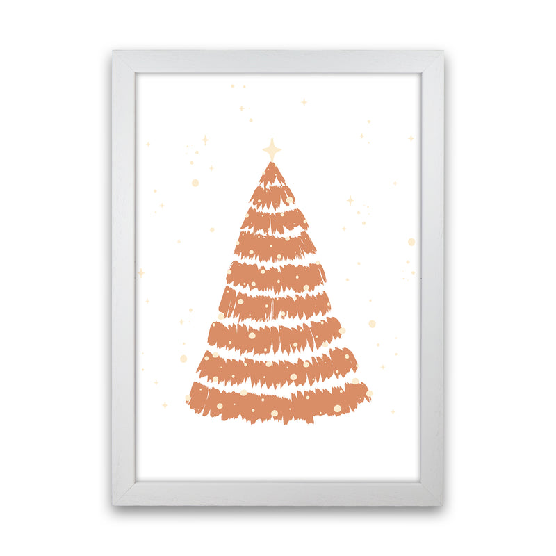 Winter wonderland Christmas Art Print by Kookiepixel White Grain