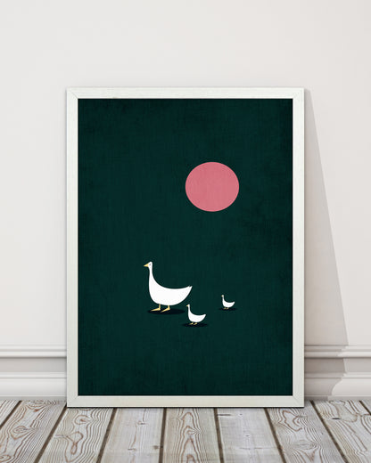 Sunny Side Of Life Contemporary Art Print by Kubistika