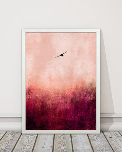 Rise Like A Phoenix Contemporary Art Print by Kubistika