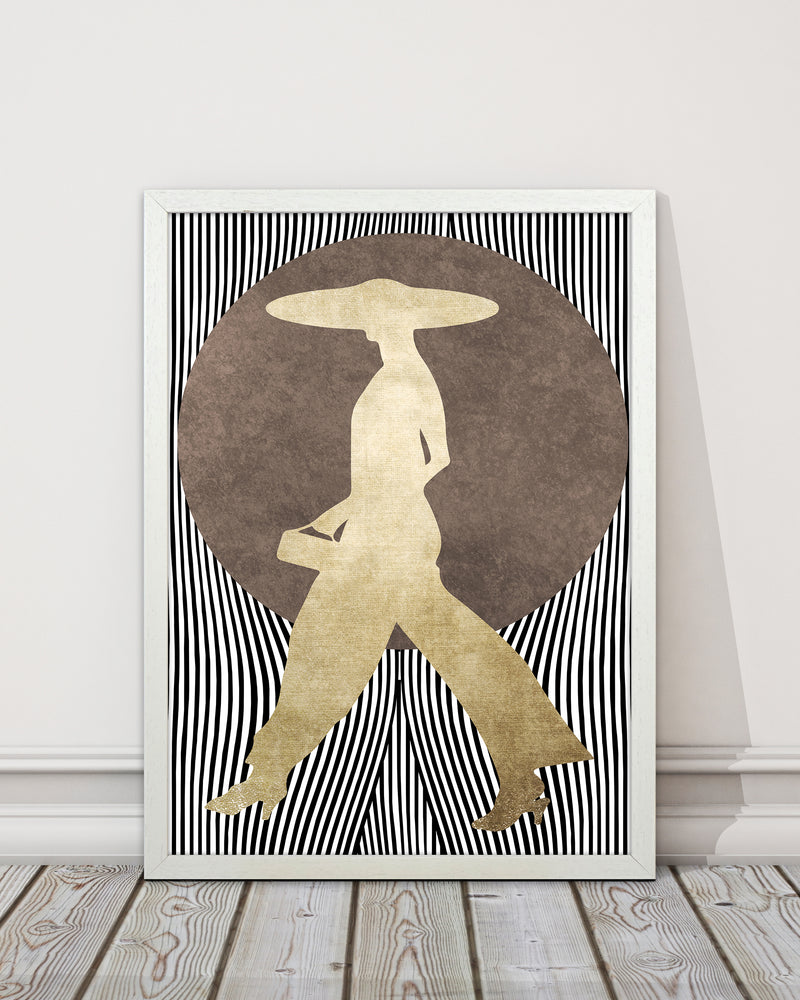 La Madame Noir Vintage Contemporary Art Print by Kubistika