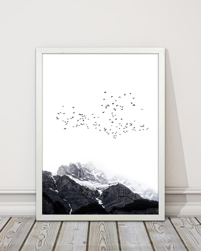 The Mountains Contemporary Landscape Art Print by Kubistika