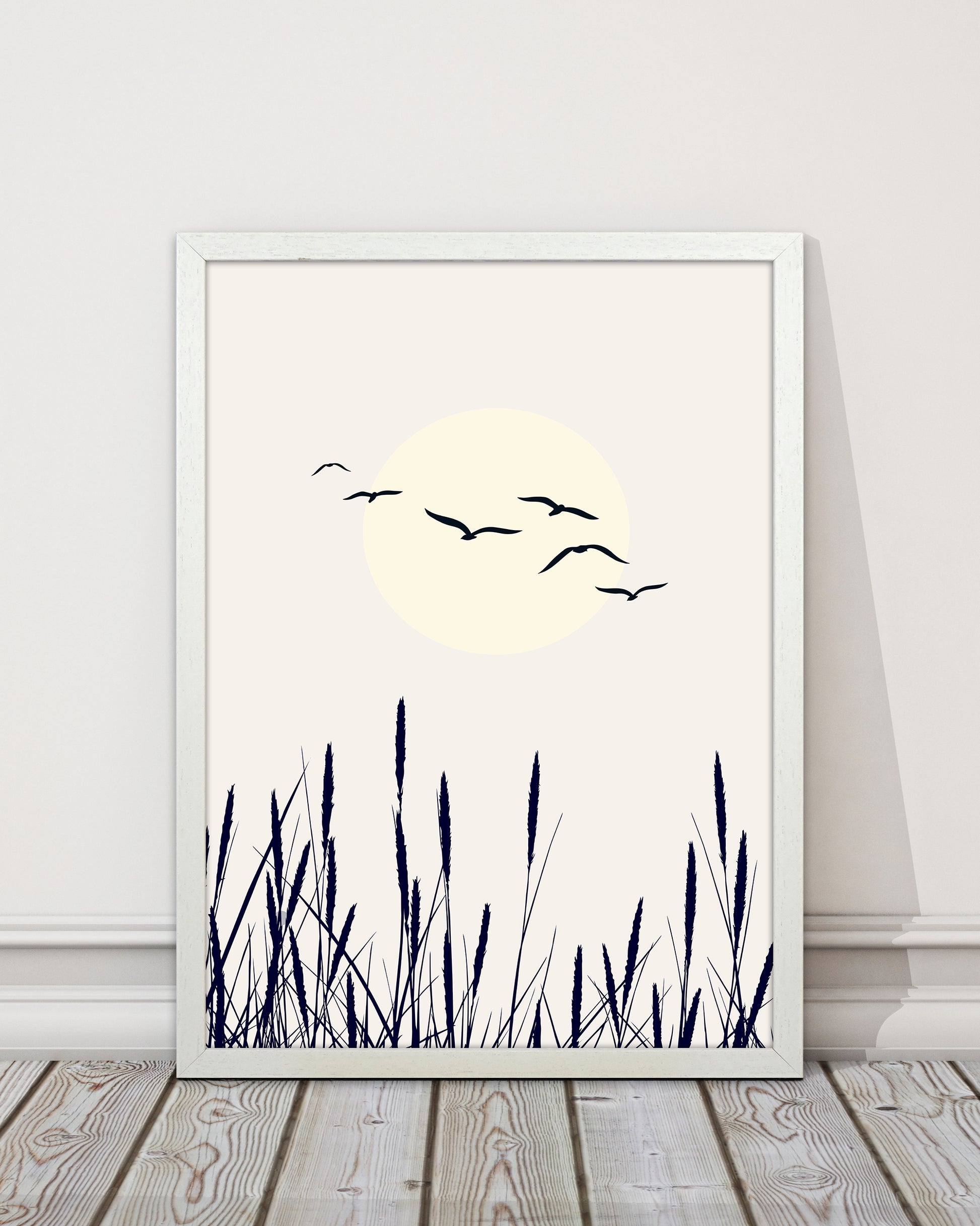Shadows Of The Sun Contemporary Art Print by Kubistika