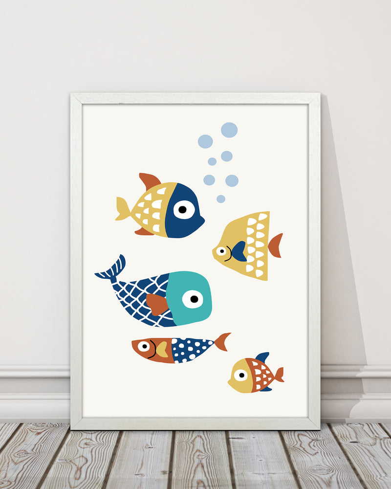 Little Friends Childrens Nursery Art Print by Kubistika
