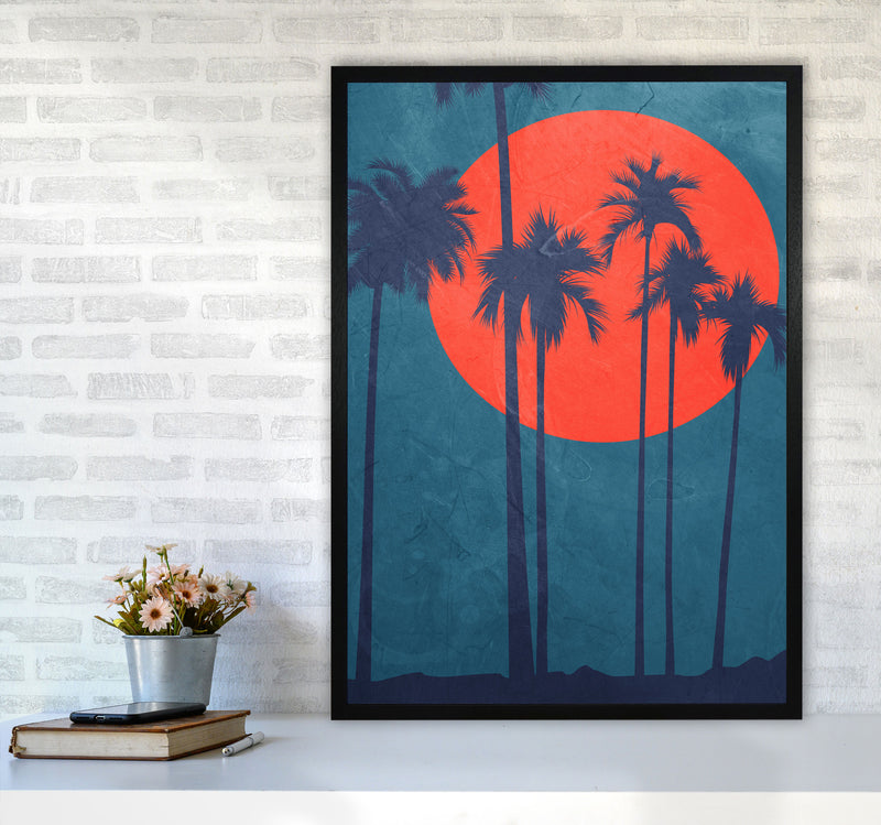 Cote d´Azur Photography Art Print by Kubistika A1 White Frame