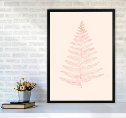 Botanica Minimalistica - ROUGE Modern Art Print by Kubistika A1 White Frame