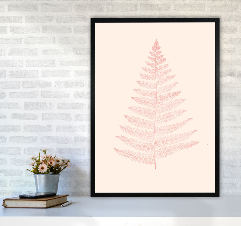Botanica Minimalistica - ROUGE Modern Art Print by Kubistika A1 White Frame