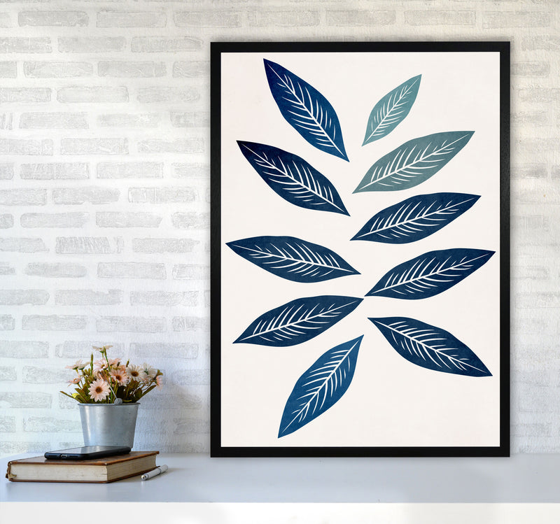 Winter Bouquet Art Print by Kubistika A1 White Frame
