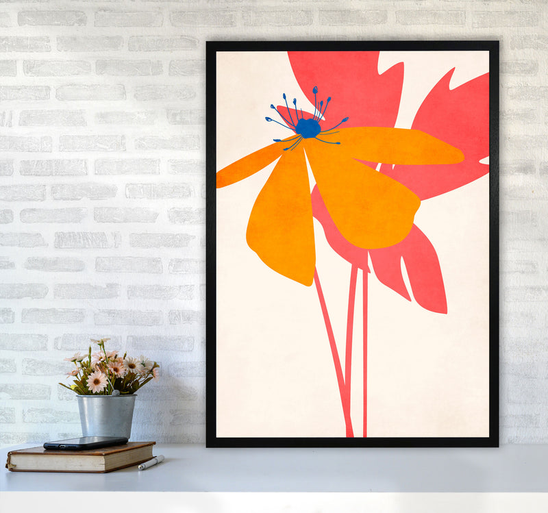 Thinking Of You  Y Art Print by Kubistika A1 White Frame