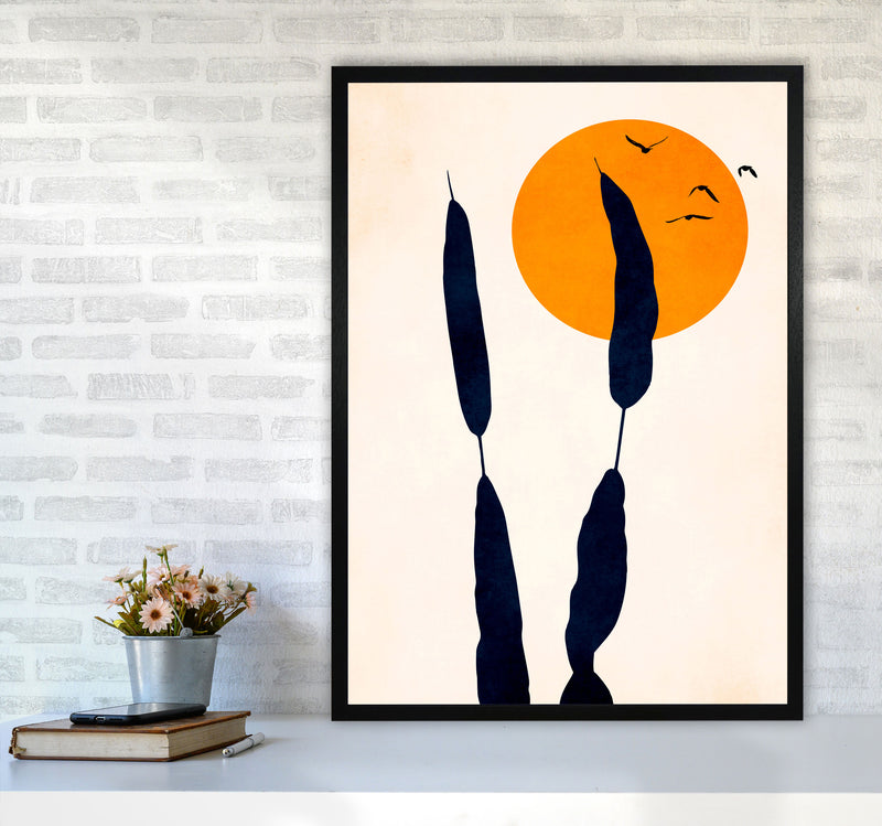 Night And Day Art Print by Kubistika A1 White Frame