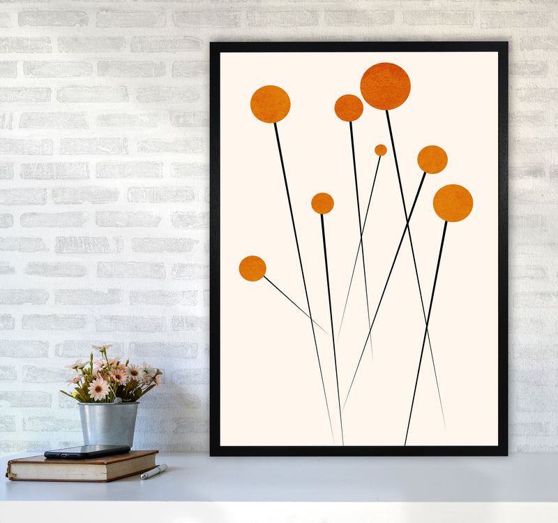Dreaming Daisies Art Print by Kubistika A1 White Frame