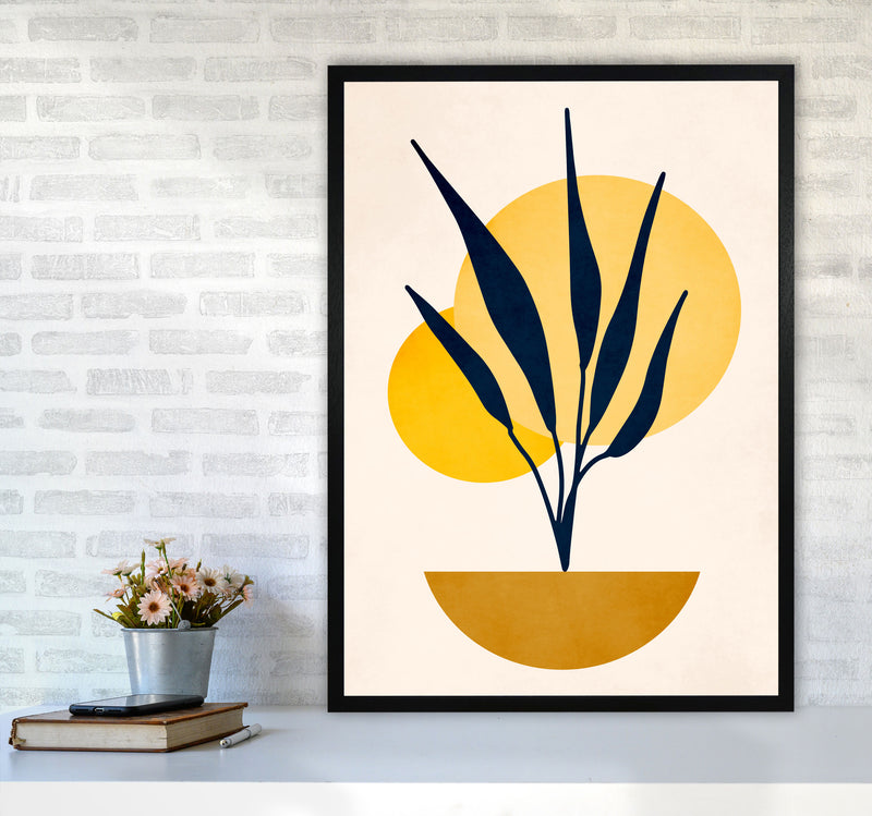 Copenhagen No.5 Art Print by Kubistika A1 White Frame