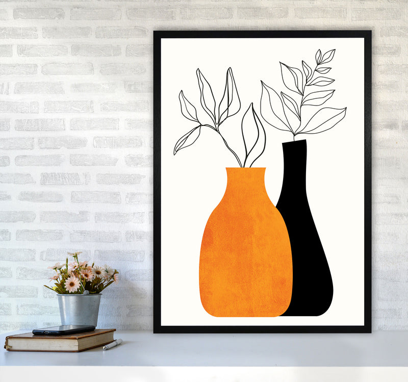 Cheek To Cheek Art Print by Kubistika A1 White Frame