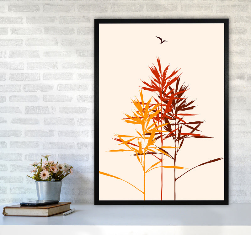 Above The Fields Art Print by Kubistika A1 White Frame