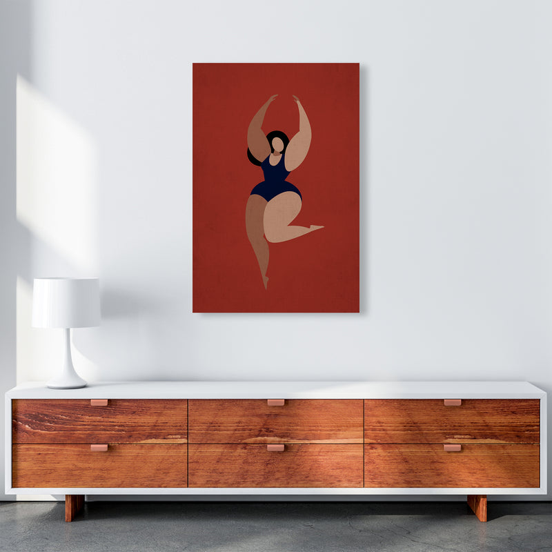 Prima Ballerina Vintage Art Print by Kubistika A1 Canvas