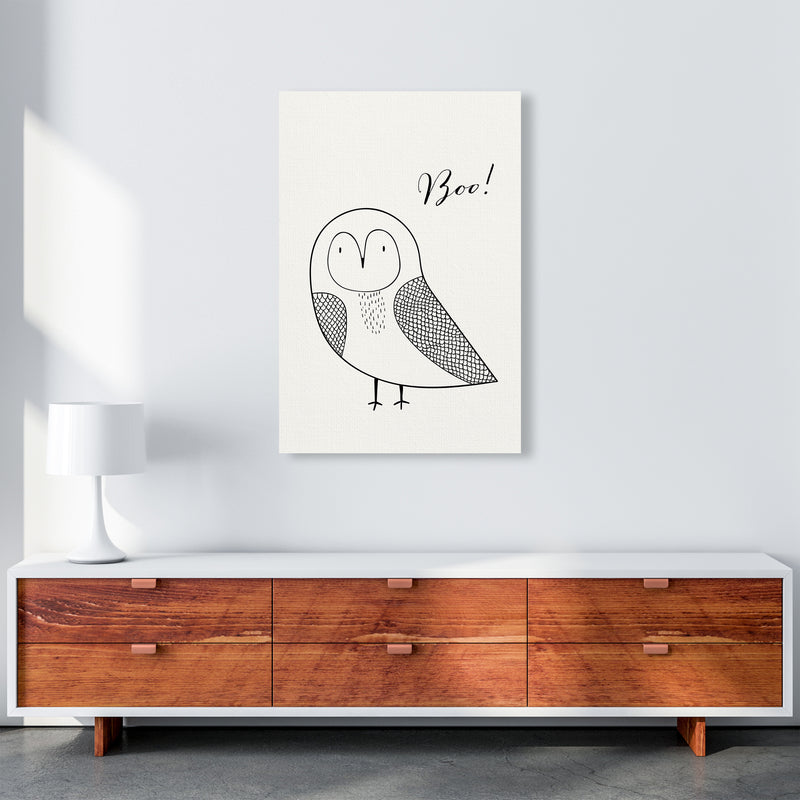 Boo Nursery Animal Art Print by Kubistika A1 Canvas