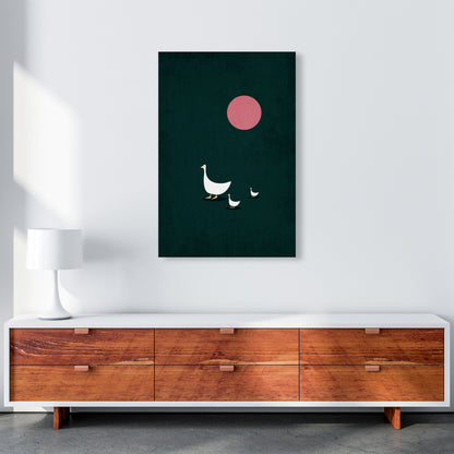 Sunny Side Of Life Contemporary Art Print by Kubistika A1 Canvas