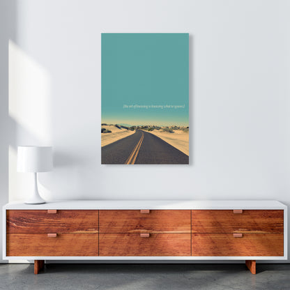 The Art Of Knowing Landscape Contemporary Art Print by Kubistika A1 Canvas