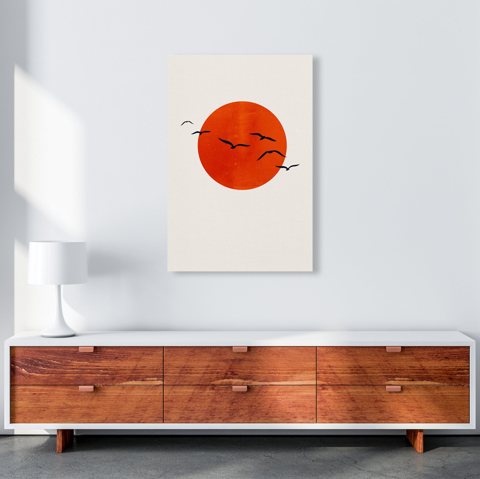A Beautiful Day Modern Contemporary Art Print by Kubistika A1 Canvas