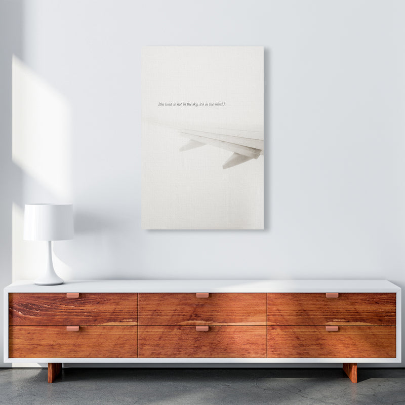No Limits Quote Contemporary Art Print by Kubistika A1 Canvas