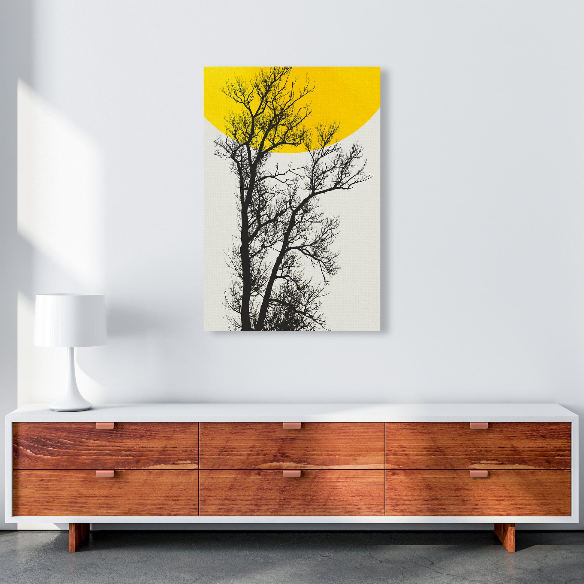 Autumn Memories Contemporary Art Print by Kubistika A1 Canvas