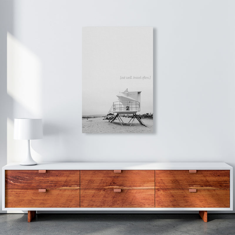 Eat Well Travel Often Photography Art Print by Kubistika A1 Canvas