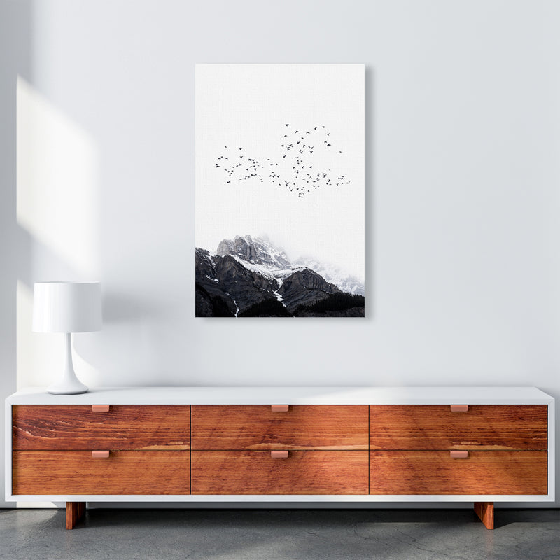 The Mountains Contemporary Landscape Art Print by Kubistika A1 Canvas
